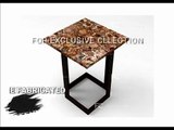 Petrified Wood Coffee Table Accent Table Food Table