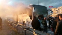 Antalya alanya-manavgat karayolunda yolcu otobüsü yandı-2