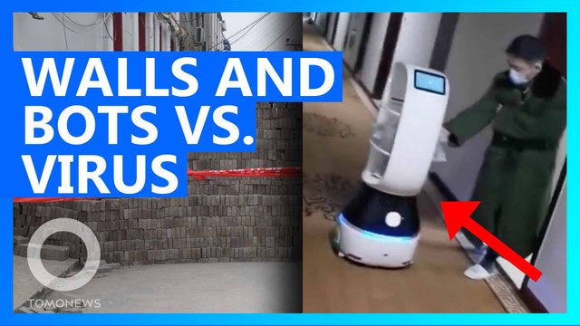 Chinese villagers build wall to keep coronavirus out