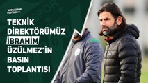 Teknik Direktörümüz İbrahim Üzülmez Eskişehirspor Maçı Öncesi Basın Toplantısı Düzenliyor