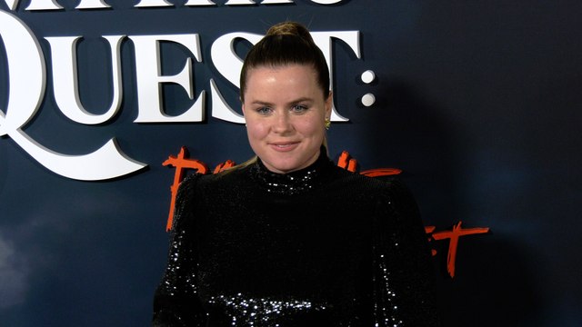 Jessie Ennis “Mythic Quest: Raven’s Banquet” Premiere Red Carpet Fashion