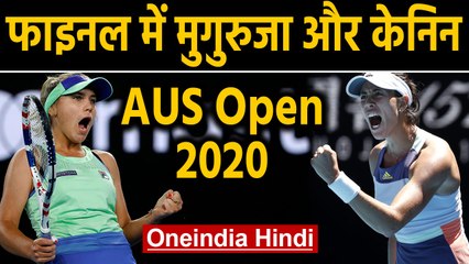 AUS Open 2020 : Simona Halep exits, Garbine Muguruza and Sofia Kenin into Finals | Oneindia Hindi