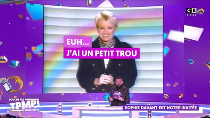 Sophie Davant  - son fameux « petit trou » en plein direct quand elle avait 26 ans