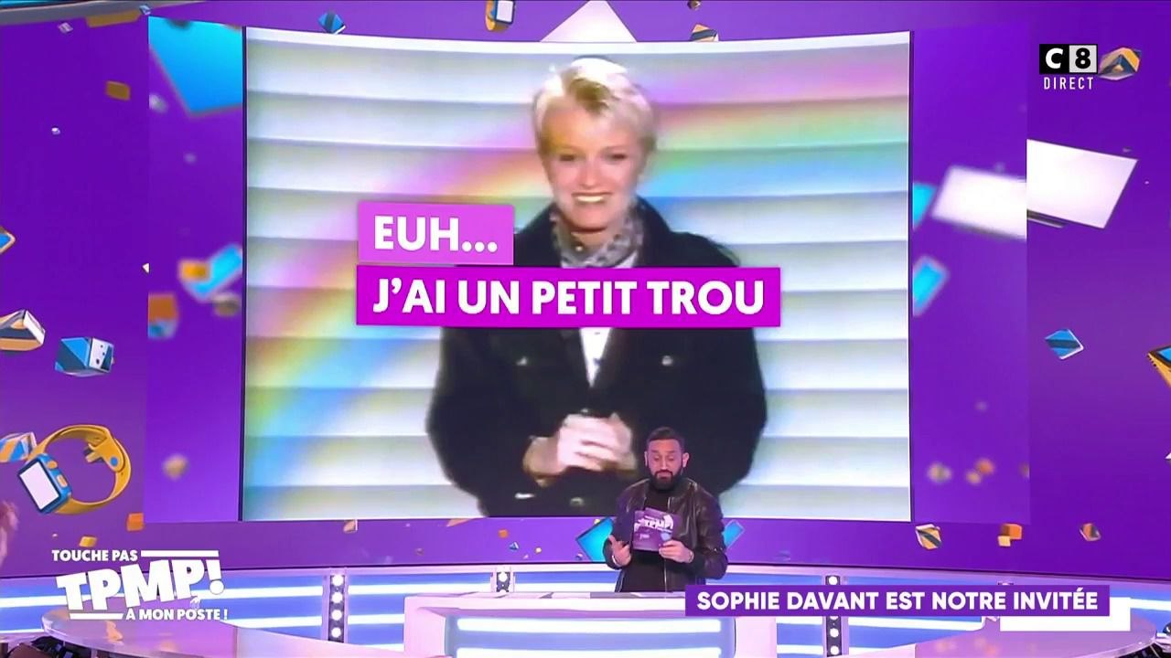 Sophie Davant  - son fameux « petit trou » en plein direct quand elle avait 26 ans