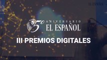 Ganadores Gala III Premios Digitales EL ESPAÑOL