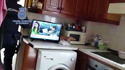 Imágenes de una detención de una banda de narcotráfico