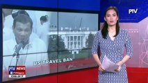 Pangulong #Duterte, ipinag-utos sa cabinet members na huwag munang pumunta sa US