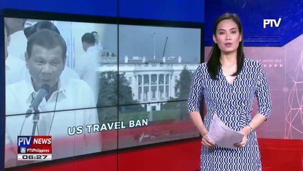 Скачать видео: Pangulong #Duterte, ipinag-utos sa cabinet members na huwag munang pumunta sa US