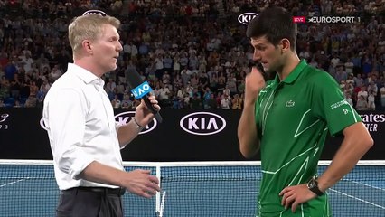 Djokovic : "Beaucoup de respect pour Roger, il était clairement diminué"