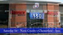 Chesterfield FC February 2020 fixtures