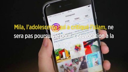 Mila, l'adolescente qui a critiqué l'islam, ne sera pas poursuivie pour « provocation à la haine »