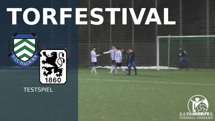 Hungrige Löwen feiern Torfestival | FC Neuhadern - TSV 1860 München II (Testspiel)