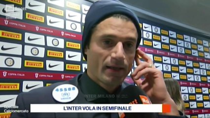 INTER-FIORENTINA 2-1* LE PAROLE DI ANTONIO CANDREVA, AUTORE DEL PRIMO GOL NEL MATCH DI COPPA ITALIA