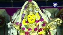 Goddess Kanaka Durga in Saraswathi Devi avatar at Indrakeeladri