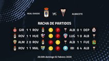 Previa partido entre Real Oviedo y Albacete Jornada 26 Segunda División