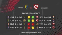 Previa partido entre Cádiz B y Sevilla At. Jornada 23 Segunda División B