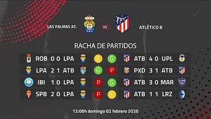 Previa partido entre Las Palmas At. y Atlético B Jornada 23 Segunda División B