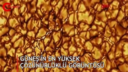 Güneş'in en yüksek çözünürlüklü görüntüsü 