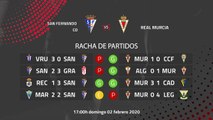 Previa partido entre San Fernando CD y Real Murcia Jornada 23 Segunda División B