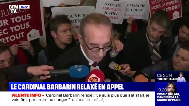 À partir du moment où il a pris conscience des choses, il a fait ce qu'il avait à faire. L'avocat du cardinal Barbarin réagit après sa relaxe