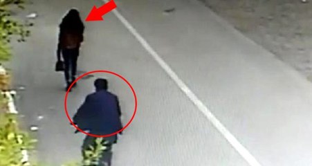 Kapkaçcı, arkasından yaklaştığı liseli kıza dehşeti yaşattı! Olay anı kamerada