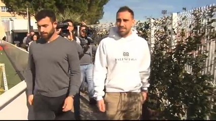Alcácer llega a la ciudad deportiva del Villarreal