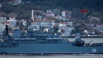 Çanakkale rus savaş gemisi 'caesar kunikov', çanakkale boğazı'ndan geçti