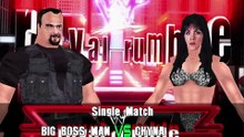 WWF No Mercy 2.0 Mod Matches Big Bossman vs Chyna