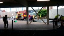 Van crashes into roof of Sunderland's Tesco store