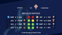 Previa partido entre Juventus y Fiorentina Jornada 22 Serie A