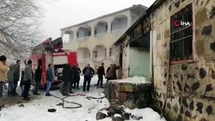 Metruk evde yangın çıktı, yavru köpekler telef oldu