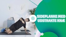 Sideplanke med udstrakte knæ - Fit Og Frisk