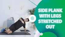 Side plank with legs stretched out - Fit People