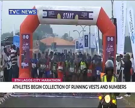 5th Lagos City Marathon: Athletes begin collection of of running vests, numbers