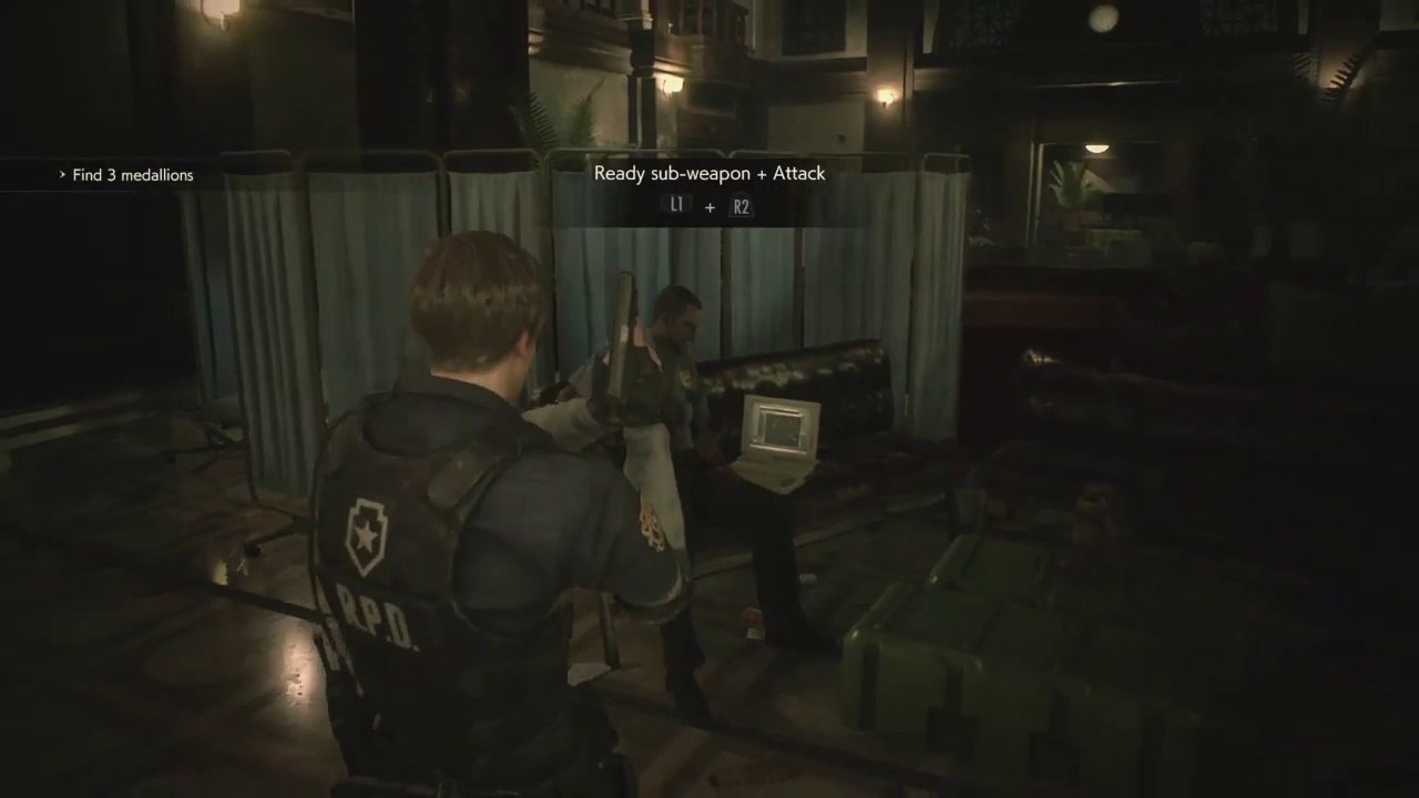RESIDENT EVIL 2 remake part 3 gameplay ps4 (1)