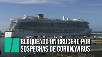 Bloquean en Roma un crucero por sospechas de coronavirus