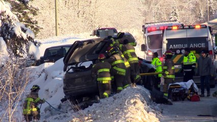 Un homme gravement blessé dans un accident de la route à Saint-Joseph-de-Madawaska