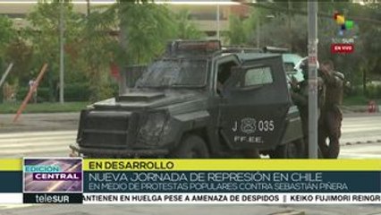 Chile: carabineros destruyen altar en honor a hincha asesinado