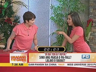 Di Ba Teh at Kuya? Sino ang mas paasa o pa-fall? Lalaki o babae?