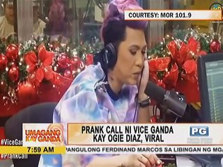 Prank call ni Vice Ganda kay Ogie Diaz, viral