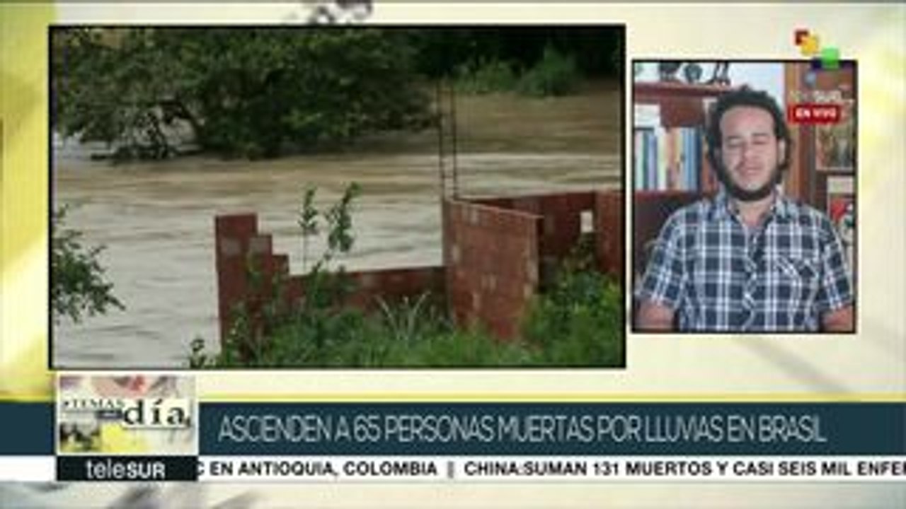 Temas del Día: Brasil: Inundaciones en Minas Gerais