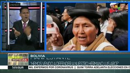 Bolivianos rechazan persecución política contra miembros del MAS