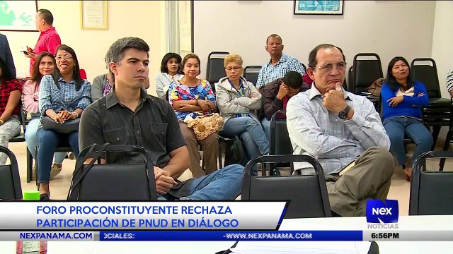 Foro pro constituyente rechaza participación de PNUD en diálogo - Nex Noticias