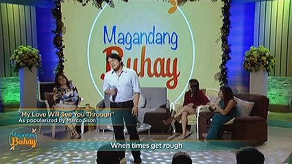 Marco Sison sings My Love Will See You Through