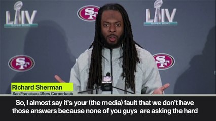 'It's your fault' 49ers Richard Sherman on why there are so few black coaches in NFL