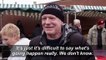 Eurosceptic British town residents react on eve of Brexit