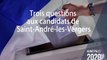 Municipales à Saint-André-les-Vergers : trois questions aux candidats