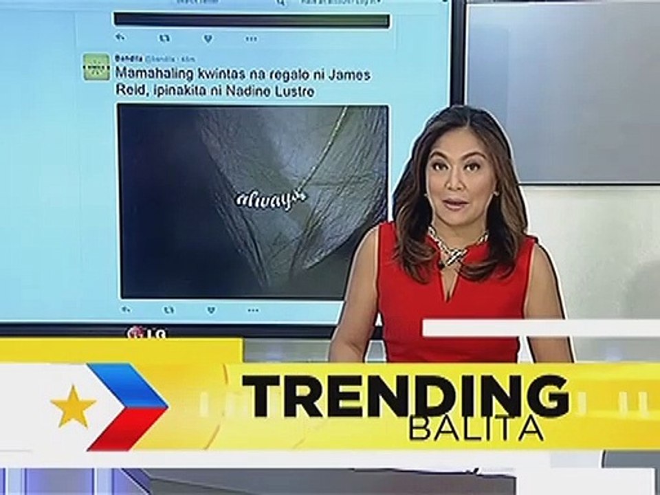 Nadine Lustre, ipinakita ang mamahaling regalo sa kanya ni James Reid