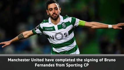 Download Video: BREAKING NEWS: Man United complete Bruno Fernandes signing