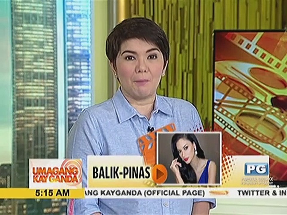 Miss Universe 2015 Pia Wurtzbach, Balik-Pilipinas na para sa pre-pageant ng Miss Universe